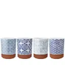 Tapas Tumbler Assortert Mønster 4 pk
