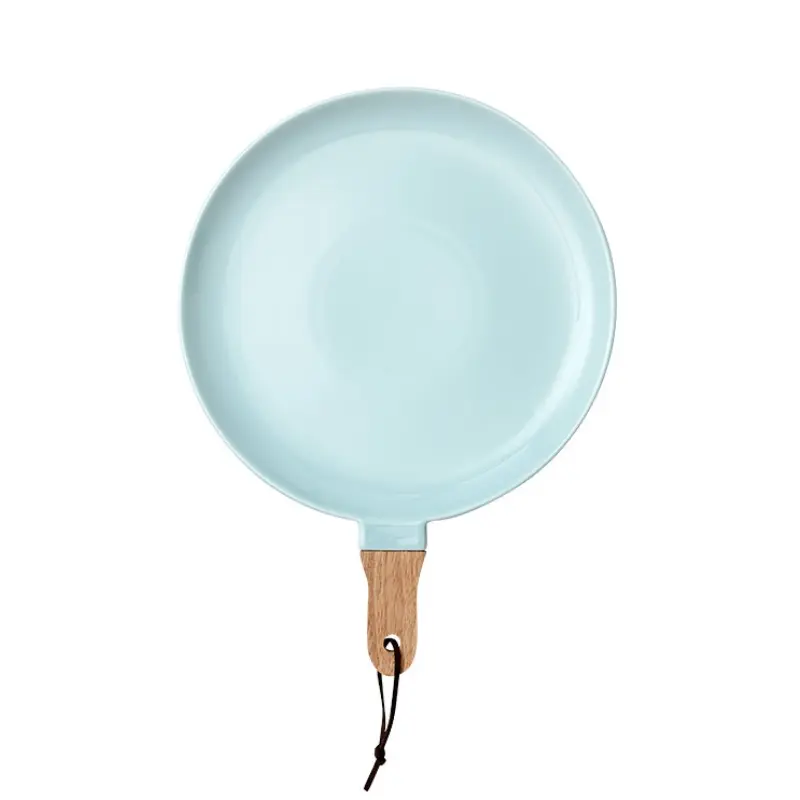 [LA61375] Klassisk Serveringsfat med Håndtak (aqua)