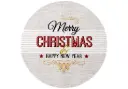 Merry Christmas Hardboard Text Placemat 4stk
