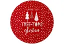 Glisten Hardboard Text Bordbrikke 4pk