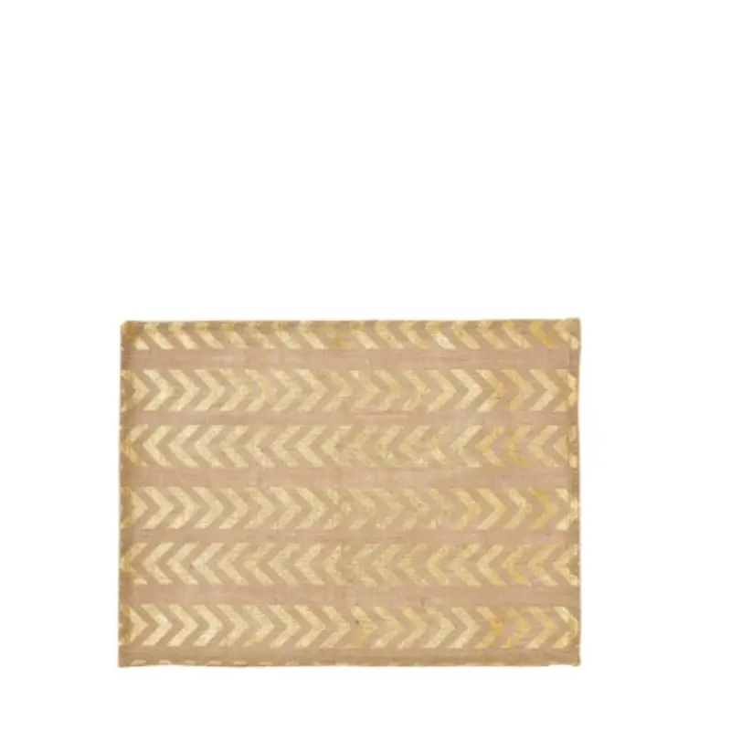 [LA73573] Dash Gold Jute Bordbrikke