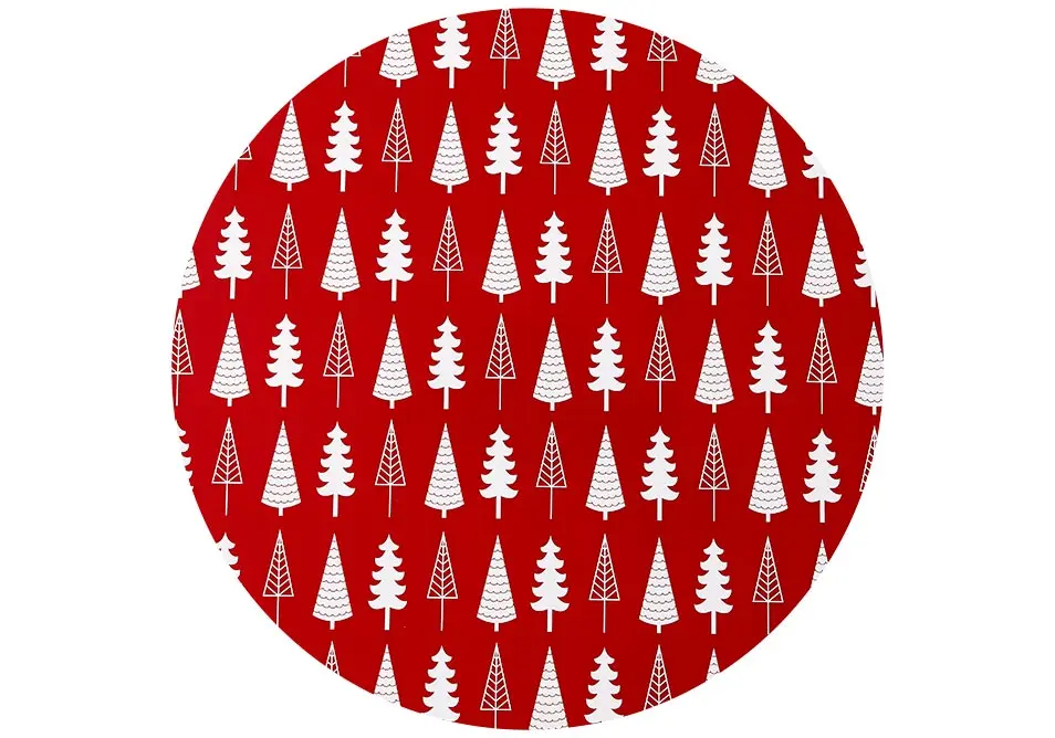 [LA73629] Glisten Hardboard Trees Bordbrikke 4 pk