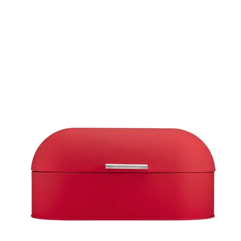 [LA80013] Classic Soft Matt Brødboks Rød