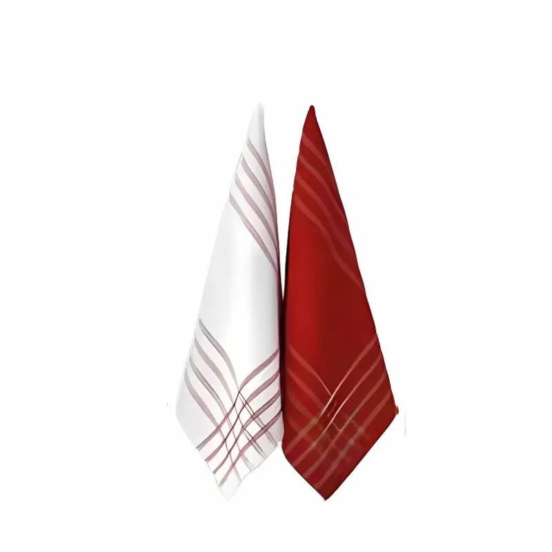 [LA30106] Terry Kjøkkenhåndkle 2pk (rød)