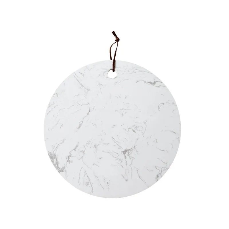 [LA61140] Metta Servingsfat Hvit Stein Rund 30cm