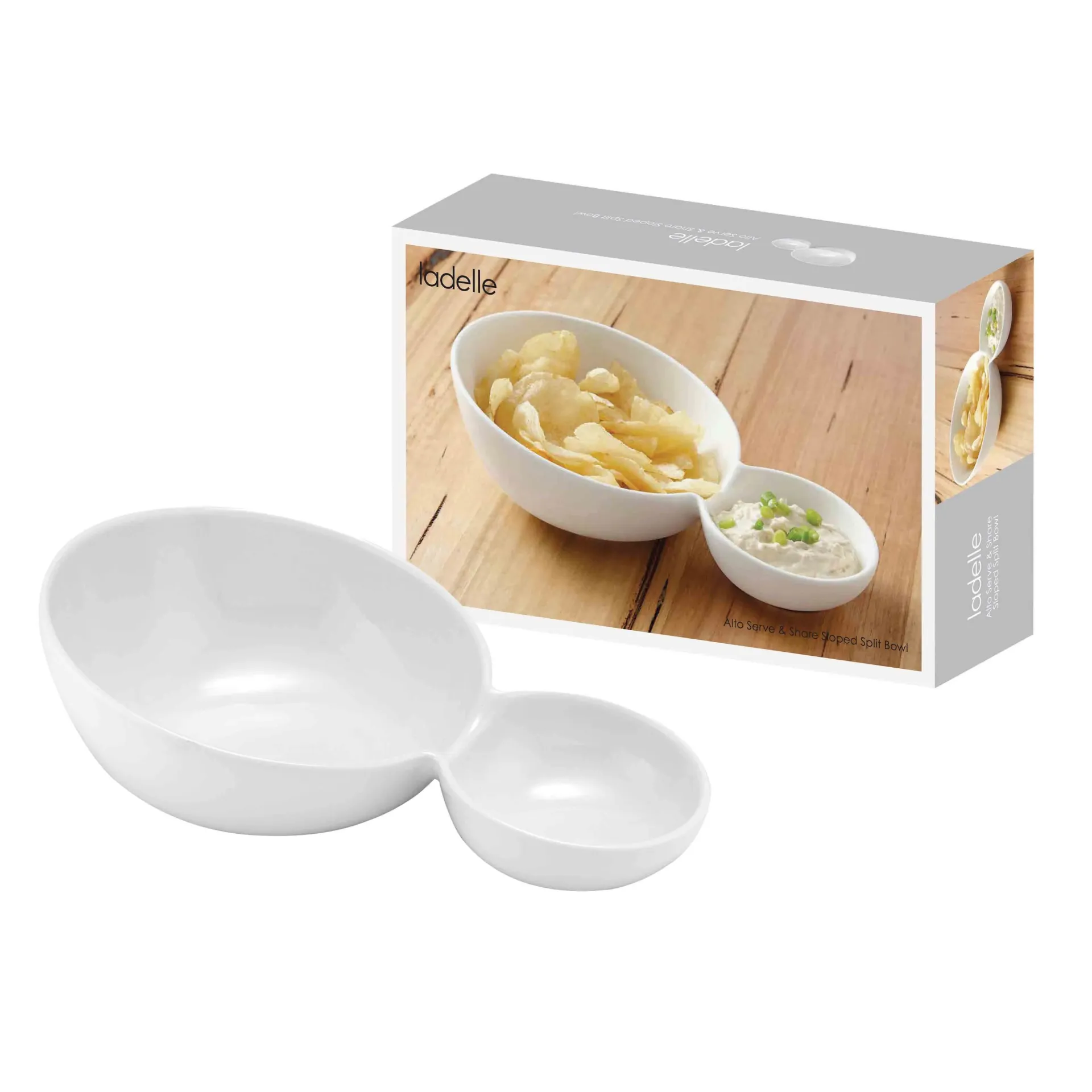 [LA64222] Alto Serve & Share Skrå Delt Bolle