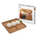 Gather Firkantet Serveringsfat med 3 Skåler