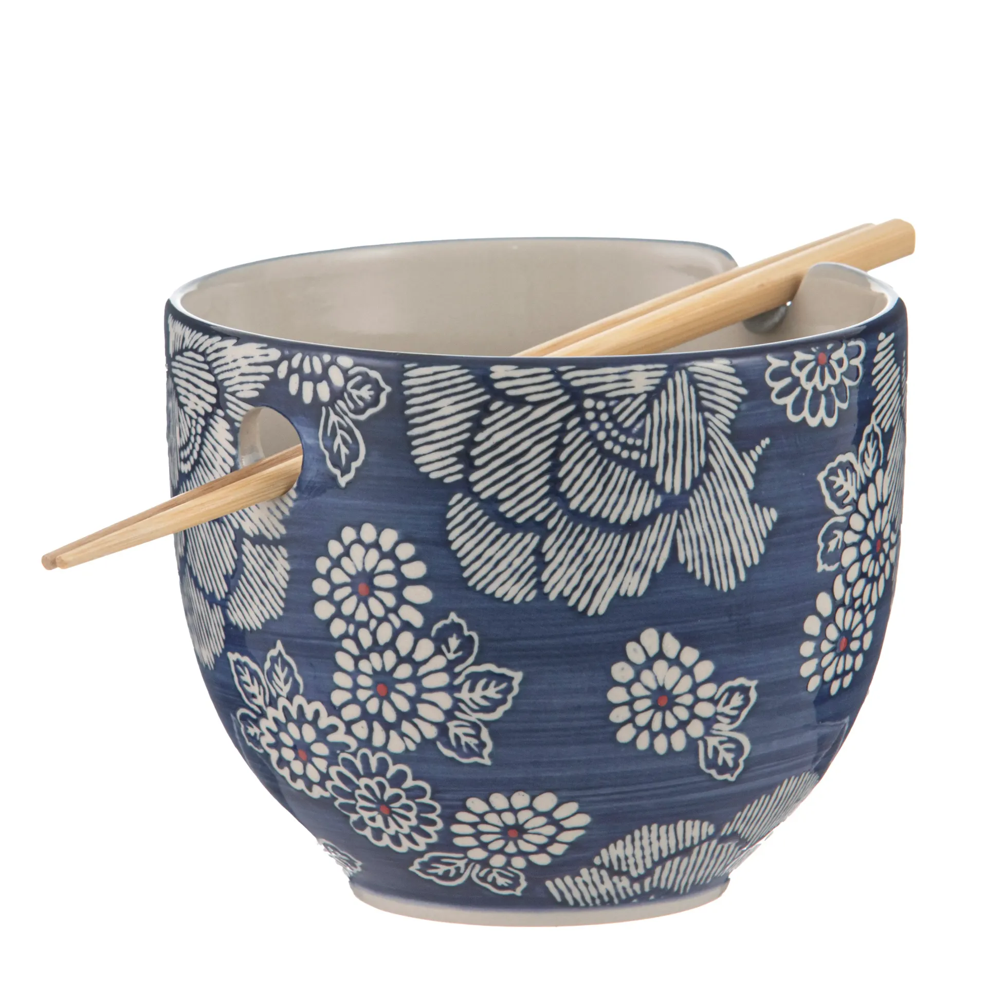 [LA61099] Nara Bloom Nudelbolle med Spisepinner