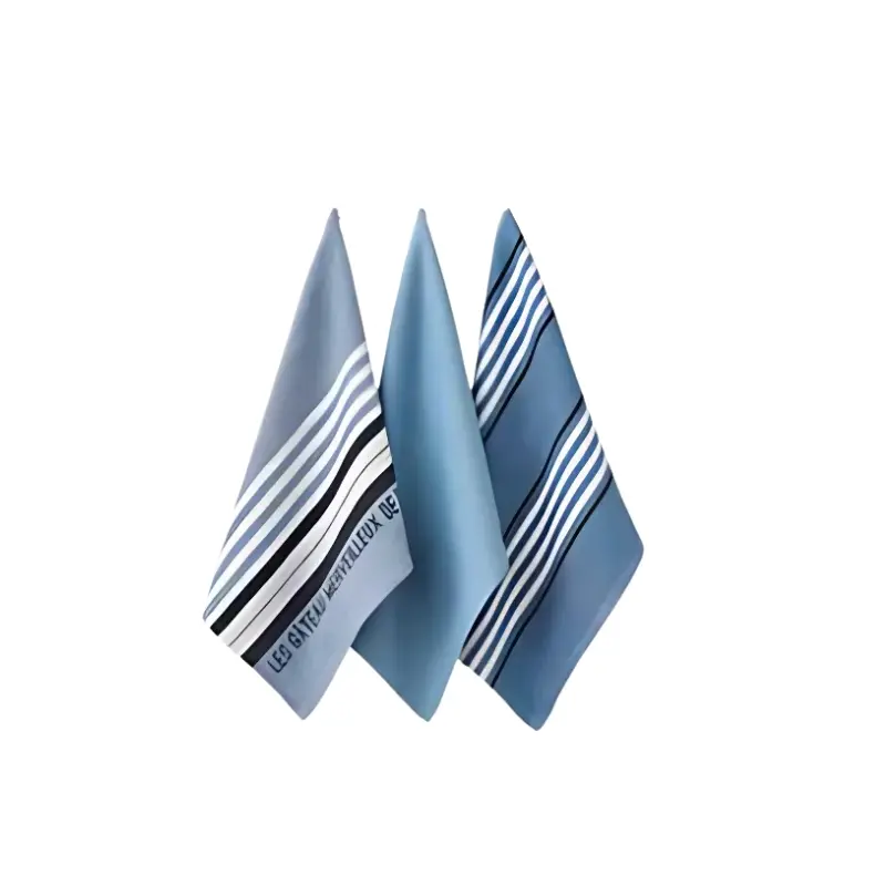 [LA32806] Clement Kjøkkenhåndle 3pk blå