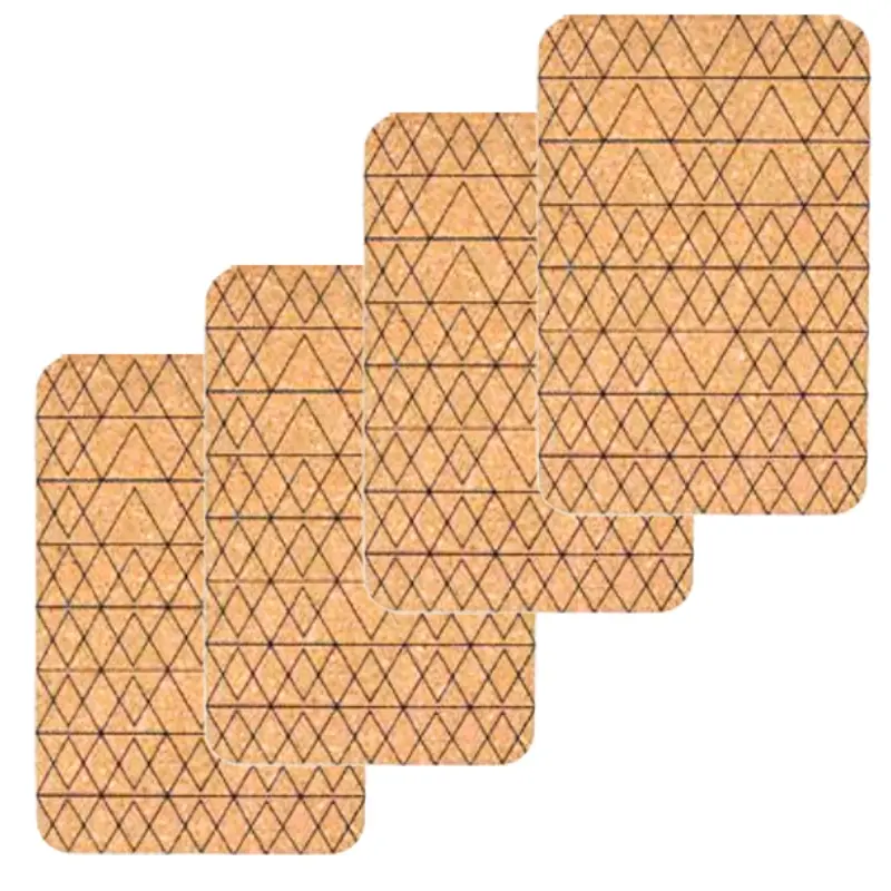 [LA40046] Mali Korkbrikker 4pk (sort)